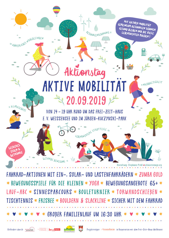 Plakat Aktionstag Aktive Mobilität